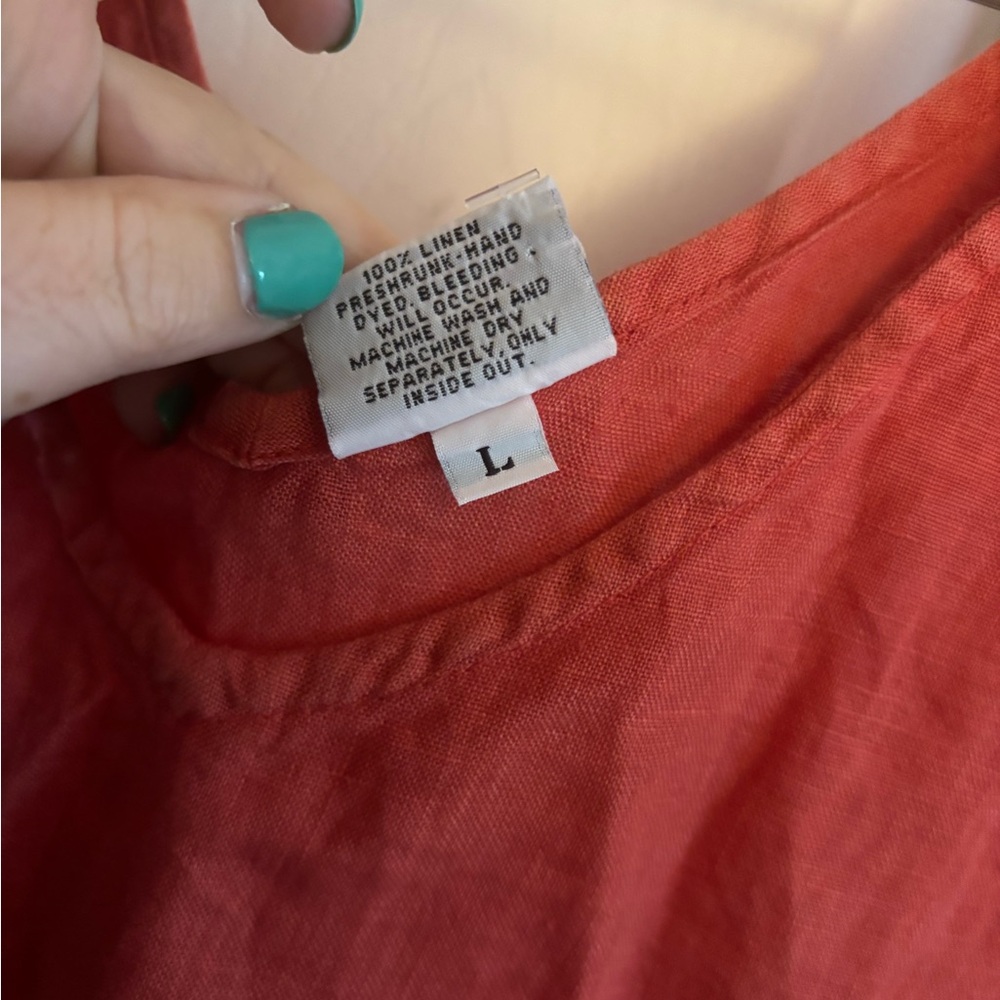 CP shades linen top - lrg - Picture 3 of 4